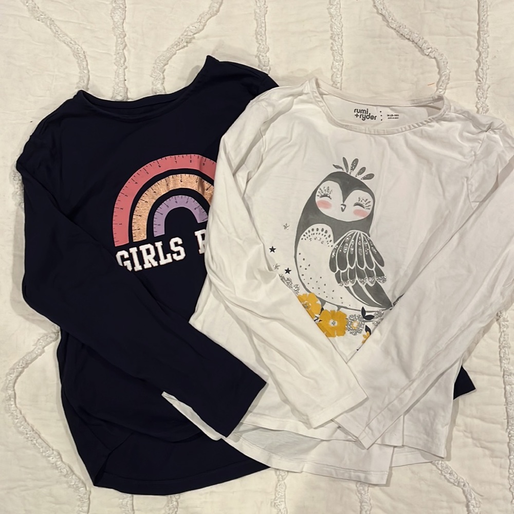 Two Long Sleeve Tees by Rumi & Ryder